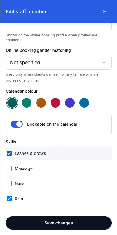 Skills: only a qualified therapist can take the service — Ana Kim's skills — Phone