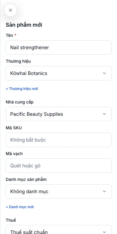 Sản phẩm bán lẻ, bán được tại quầy — Nail strengthener — Kōwhai Botanics, $26, 12 ml — Điện thoại