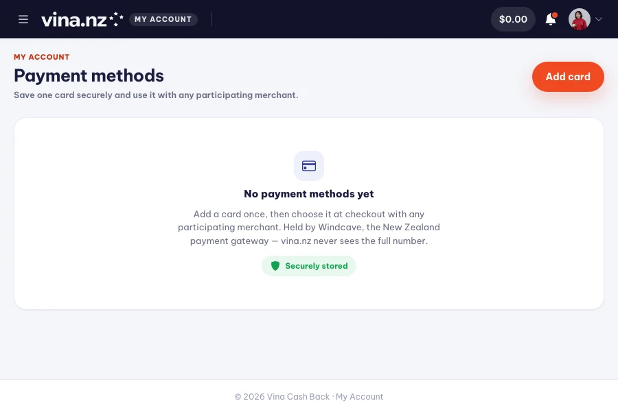 Pay by card — PC